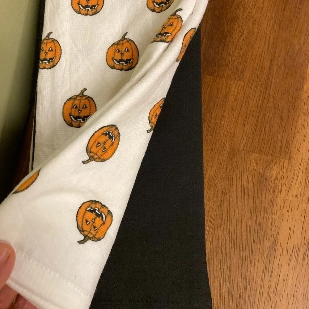 NWT RAE DUNN TRICK OR TREAT JACK-O-LANTERN SET OF 3 KITCHEN TOWELS